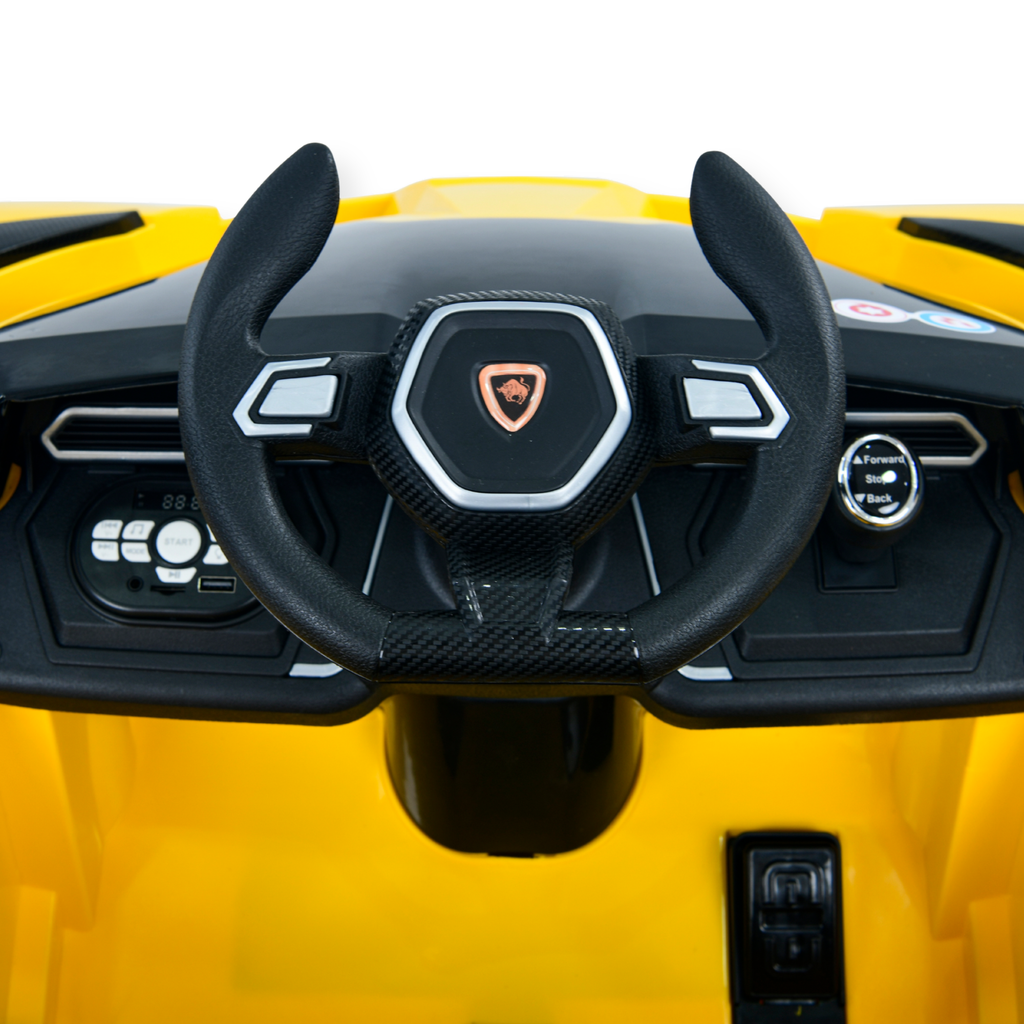 Barberchair Kids Lamborghini Yellow
