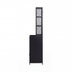Narrow Display Cabinet  - London - Black