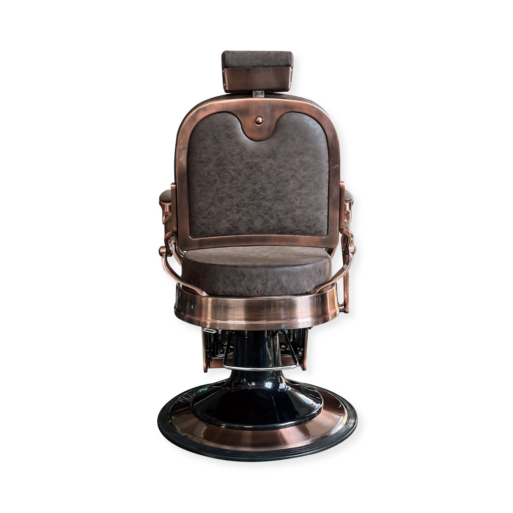 Master Barber Chair Rose Bronze Brown