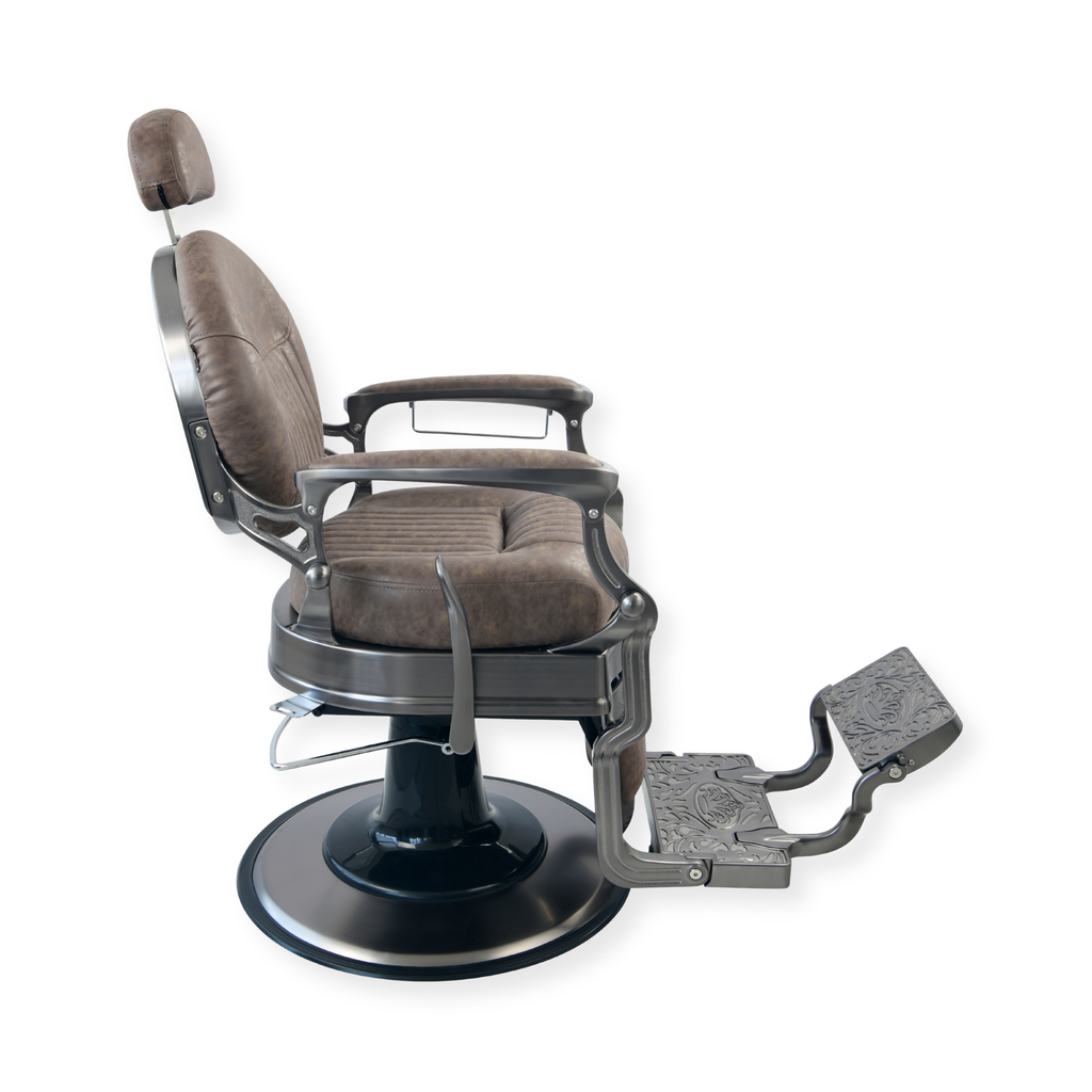 DeltaPro - Barberchair  - DBC006 - Monarch - Grey/Brown