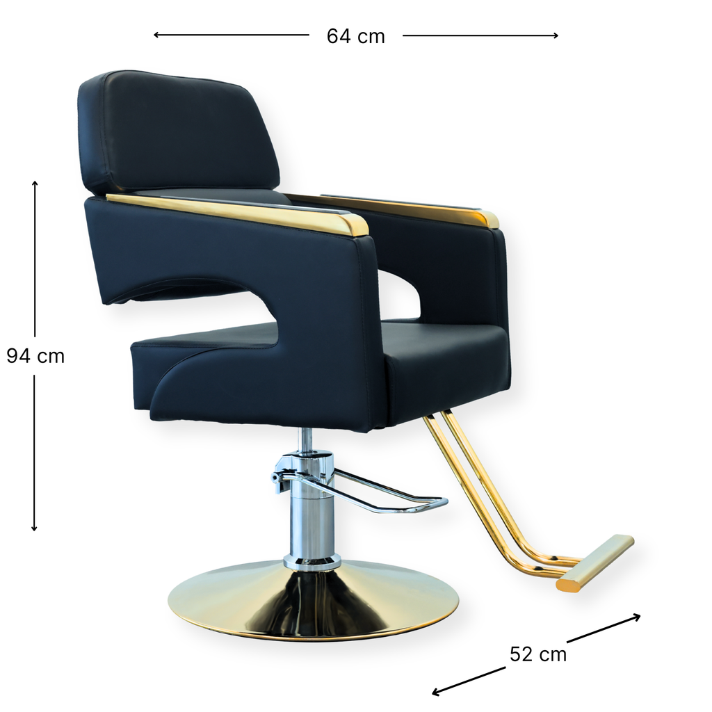 Salonchair Majesty Black / Gold