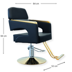 Salonchair Majesty Black / Gold