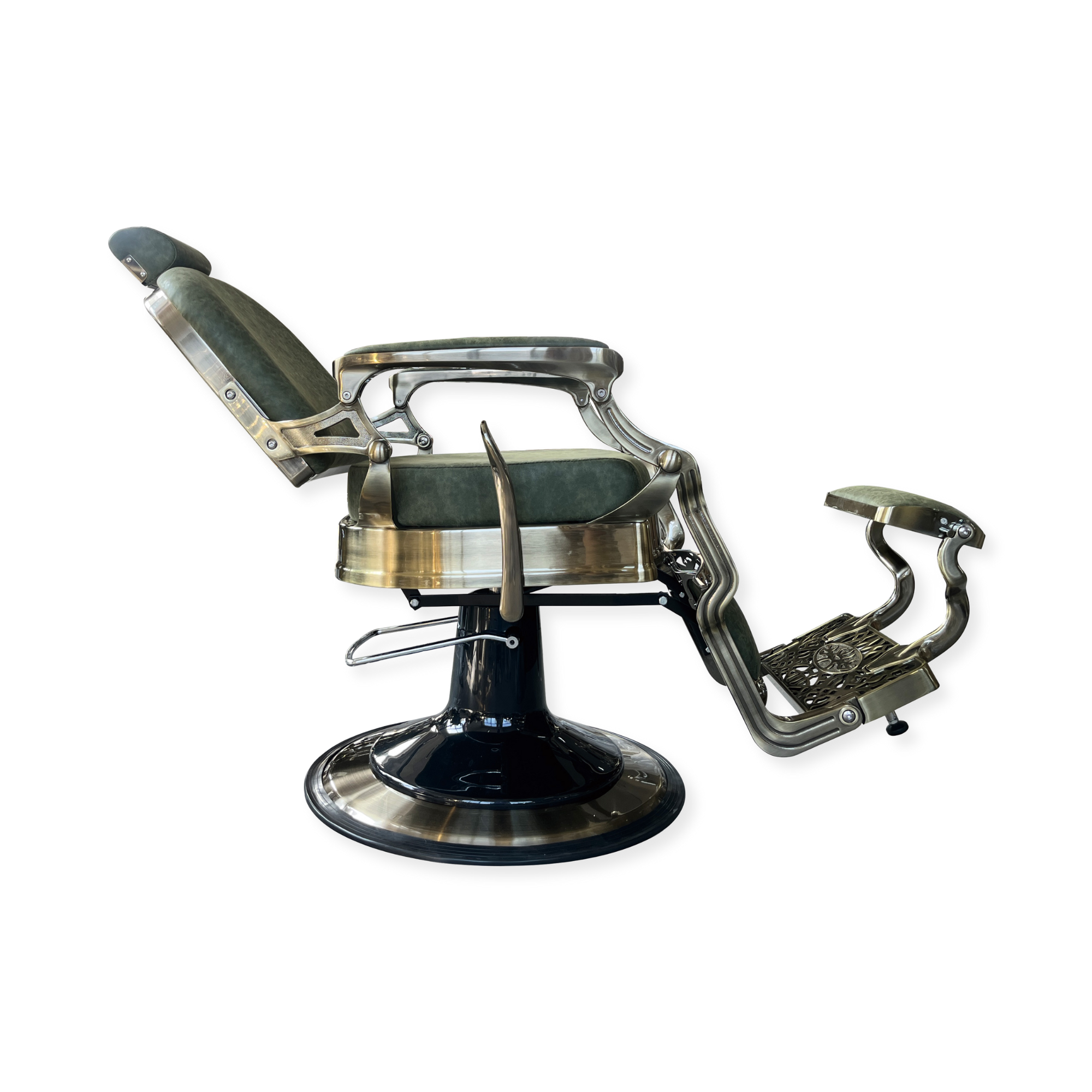 Master Barber Chair Bronze Green