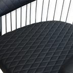 Salon Chair - Luxe - Silver/Black