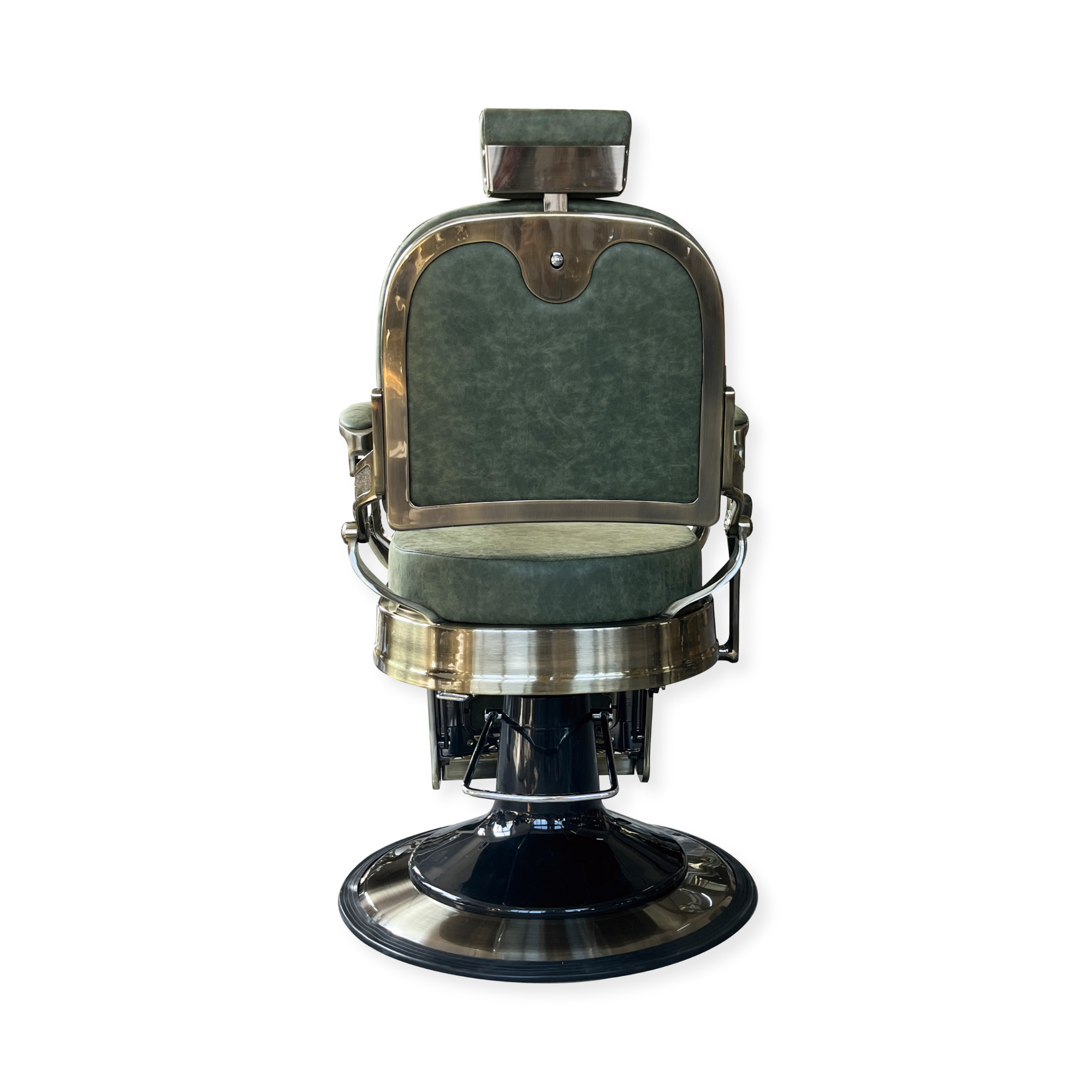 Master Barber Chair Bronze Green
