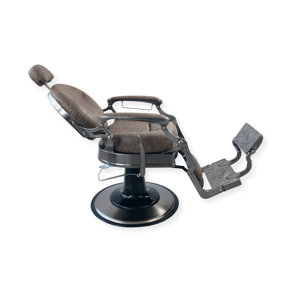 DeltaPro - Barberchair  - DBC006 - Monarch - Grey/Brown