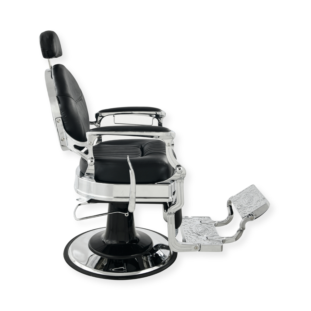 DeltaPro - Barberchair  - DBC006 - Monarch - Silver/Black