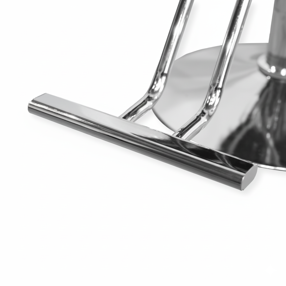 Salon Chair Luxe - Silver/Pink