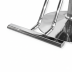 Salon Chair Luxe - Silver/Pink