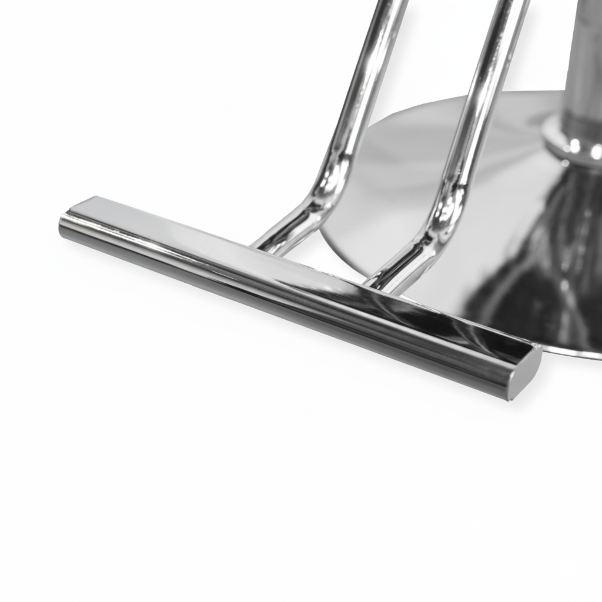 Salon Chair Luxe - Silver/Pink