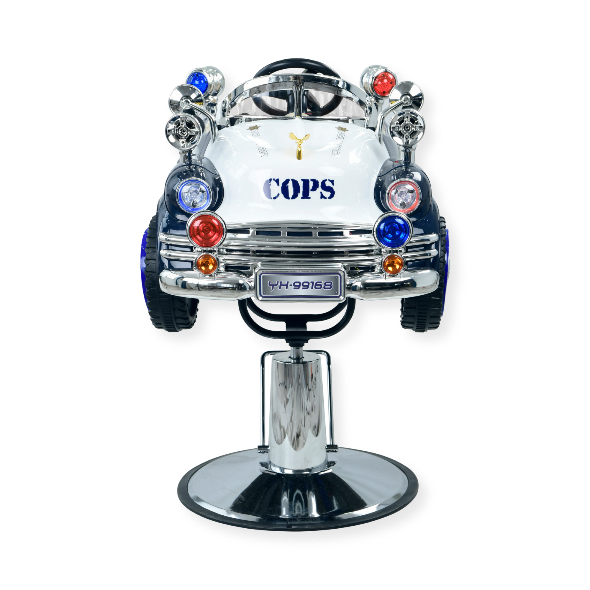 Barberchair Kids Police Black/White