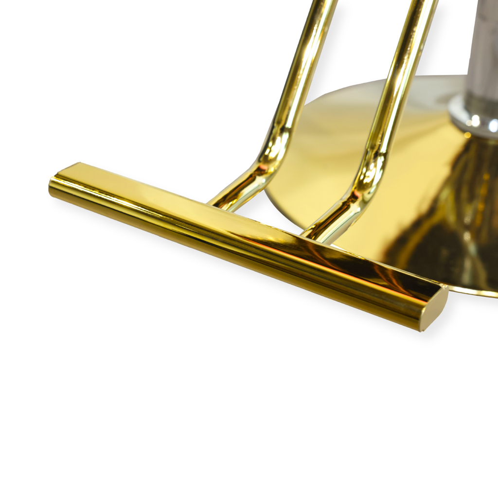 Salon Chair - Luxe - Gold/Pink