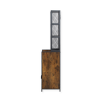 Narrow Display Cabinet - London - Brown