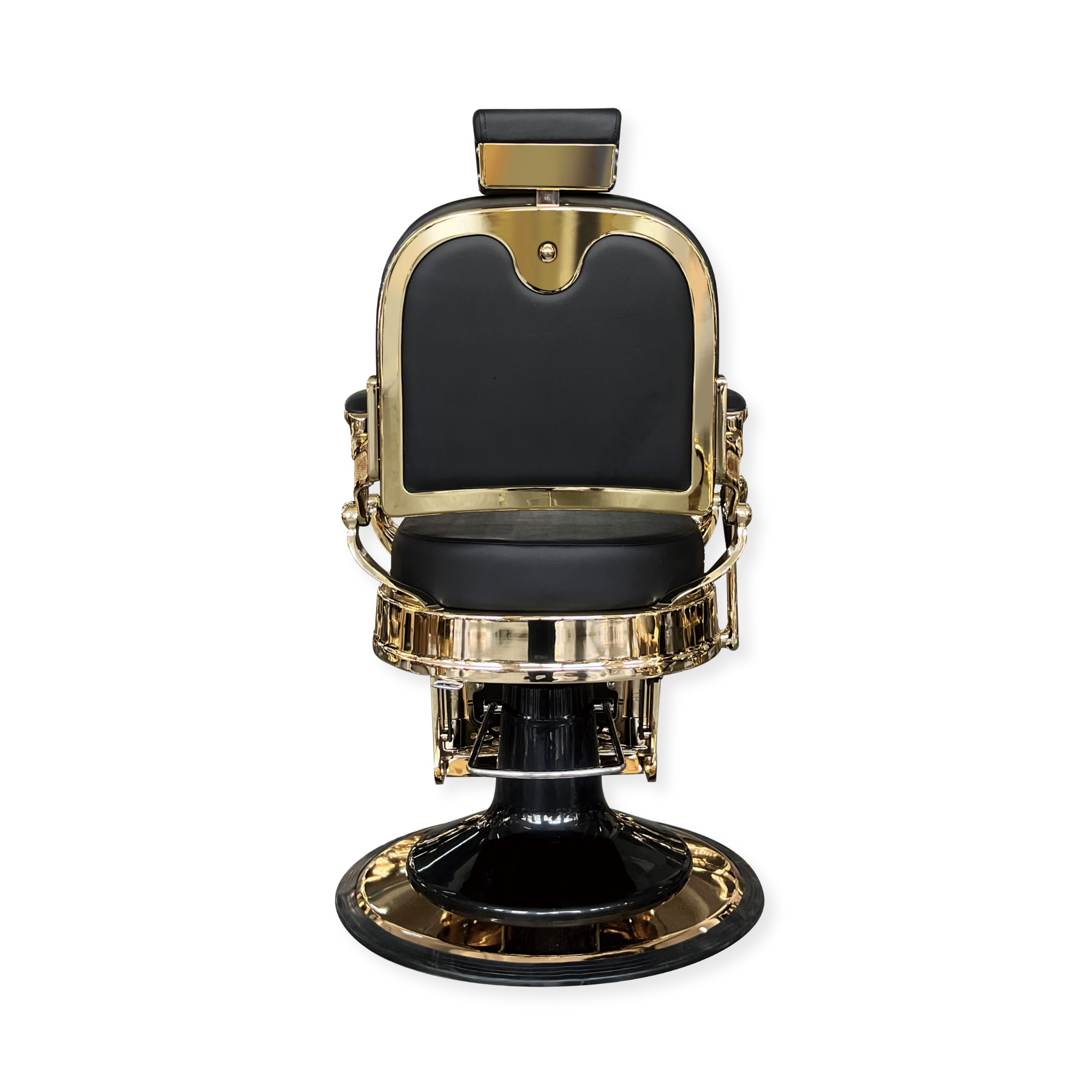 Master Barber Chair Gold Black