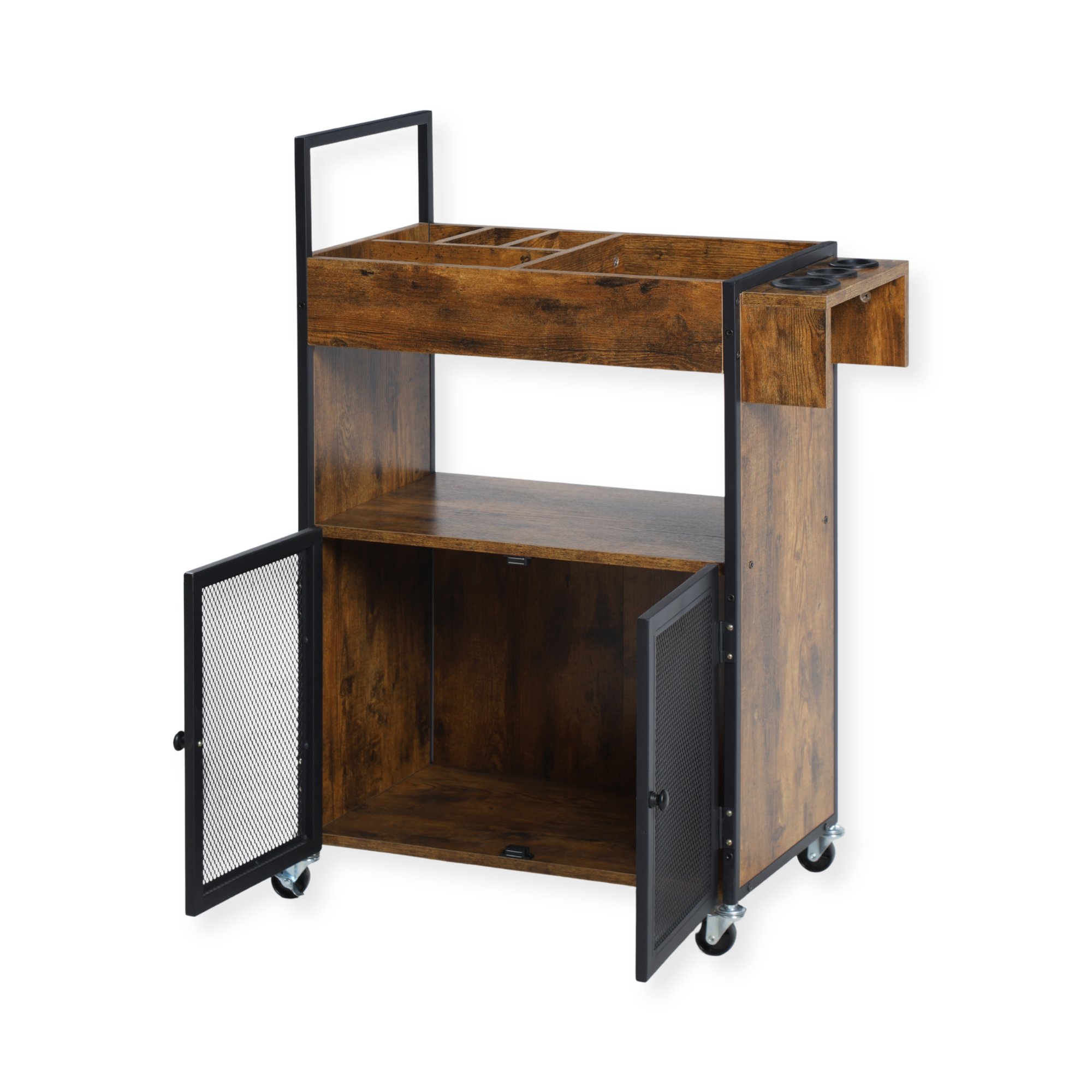 Mobile Barber Workstation - London - Brown