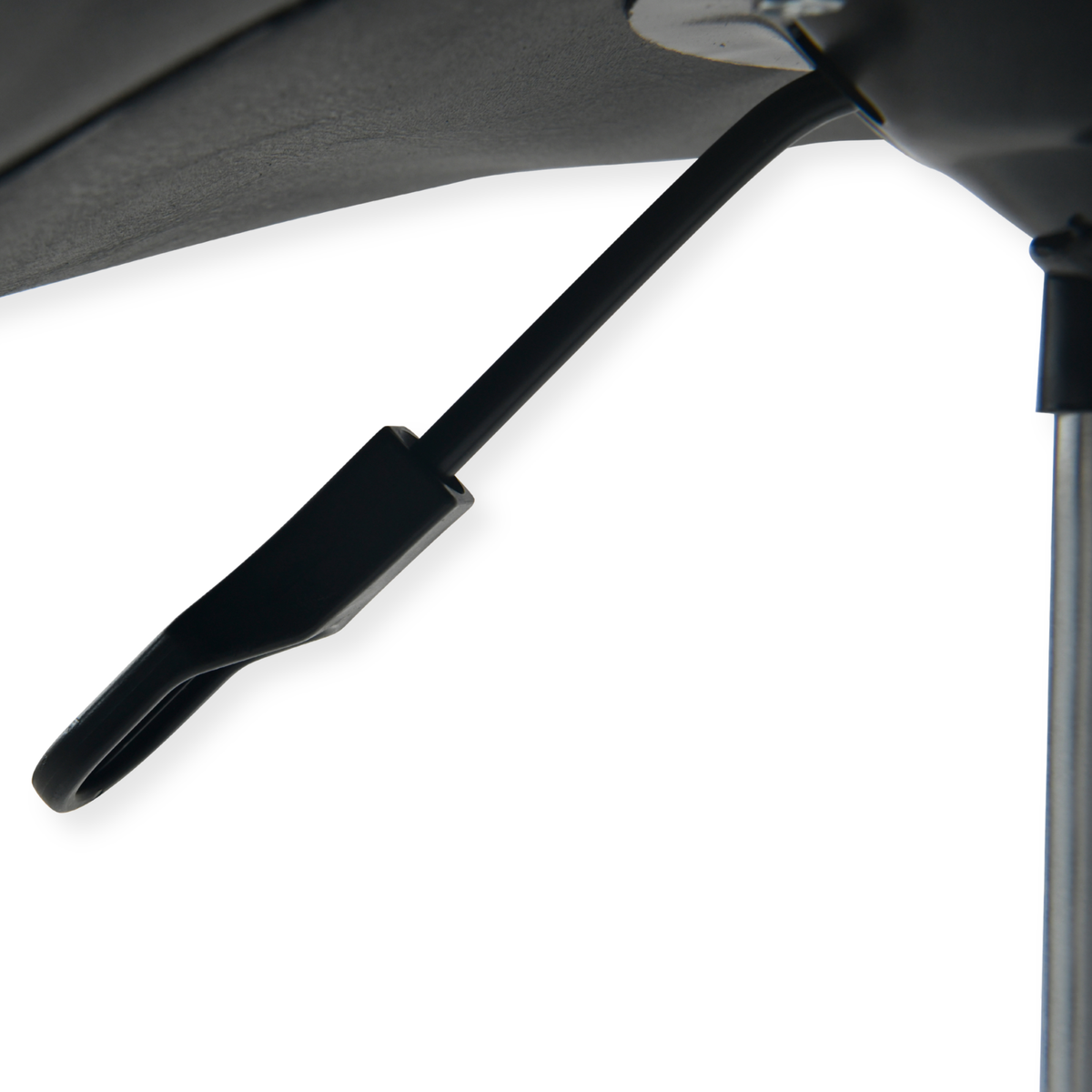Barber Saddle Stool Silver/Black