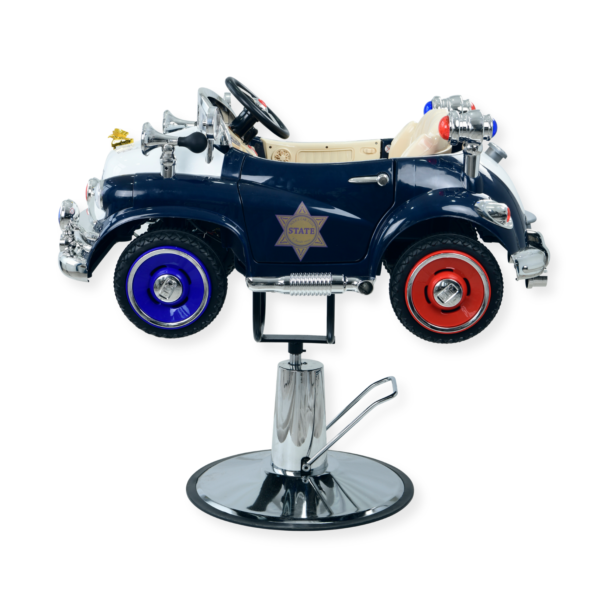 Barberchair Kids Police Black/White