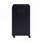 Salon Trolley with Power Outlet - London - Black
