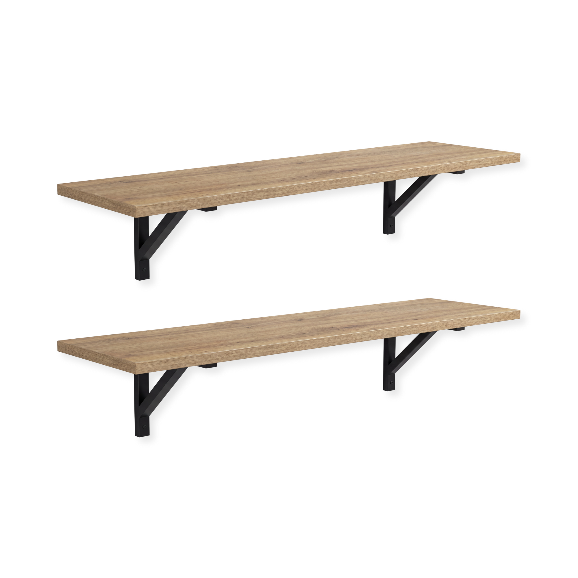 Atelier Shelf Duo Set Black/Wood
