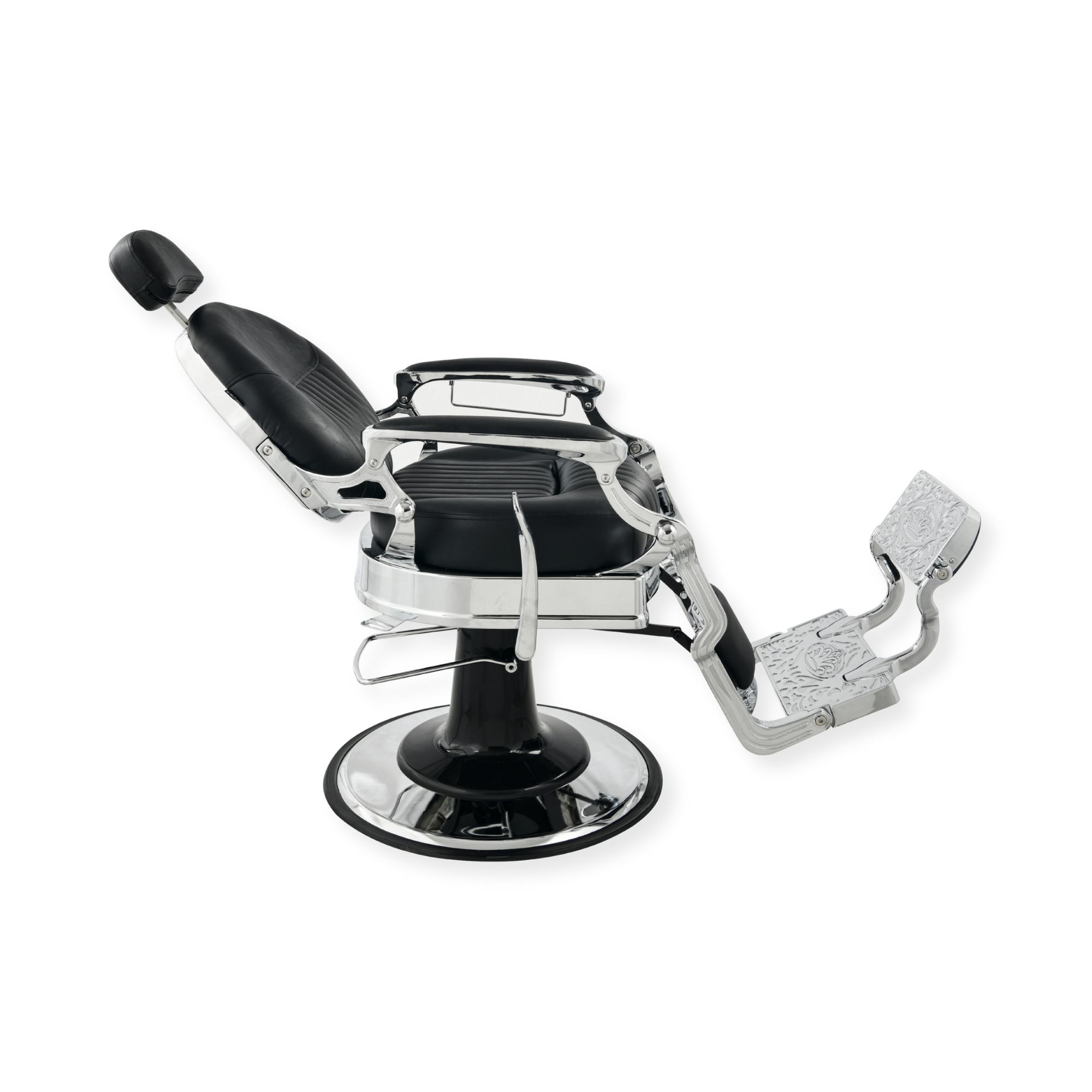DeltaPro - Barberchair  - DBC006 - Monarch - Silver/Black