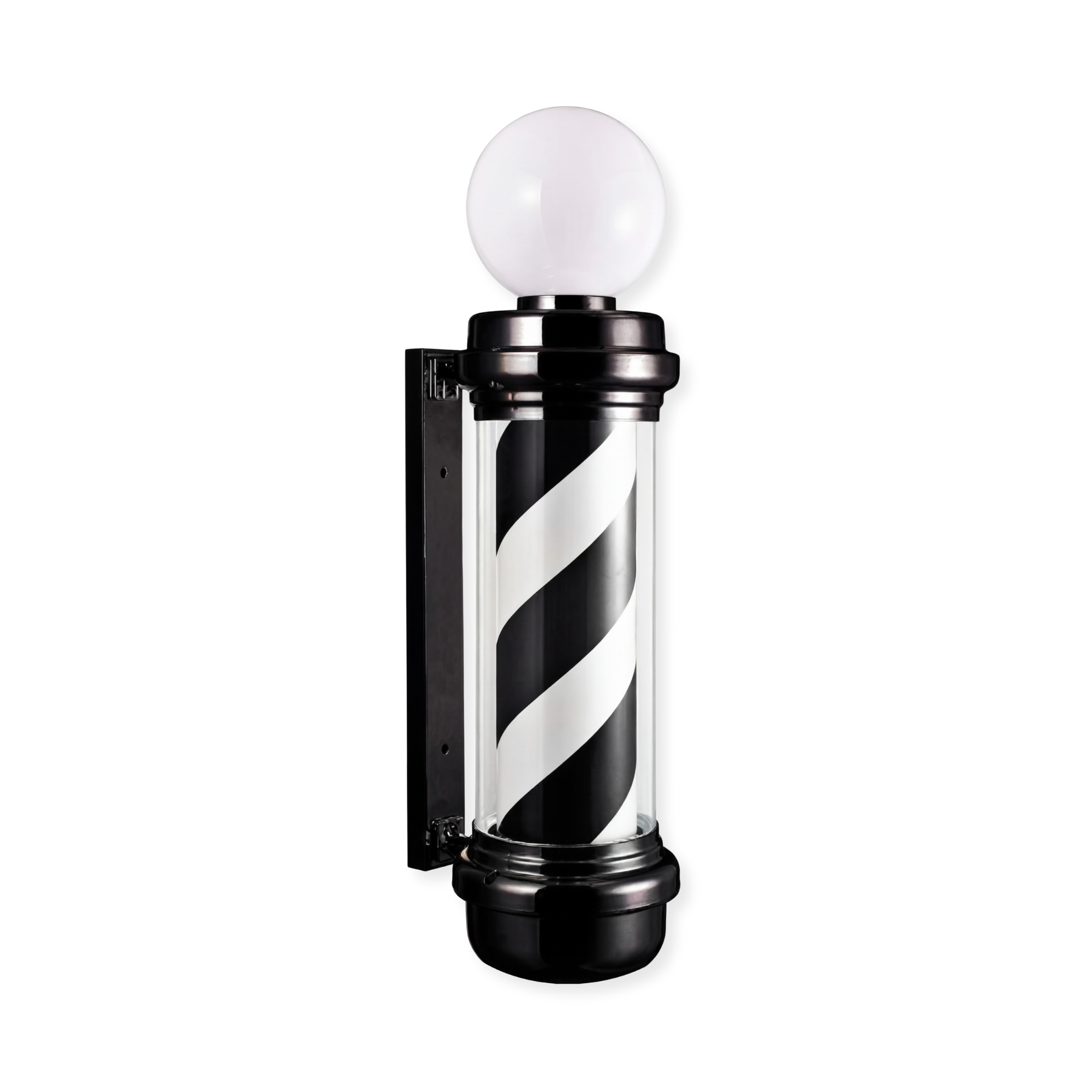 BarberPole Ball Black Vintage