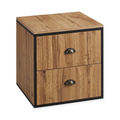 Side Table Atelier Black/Wood