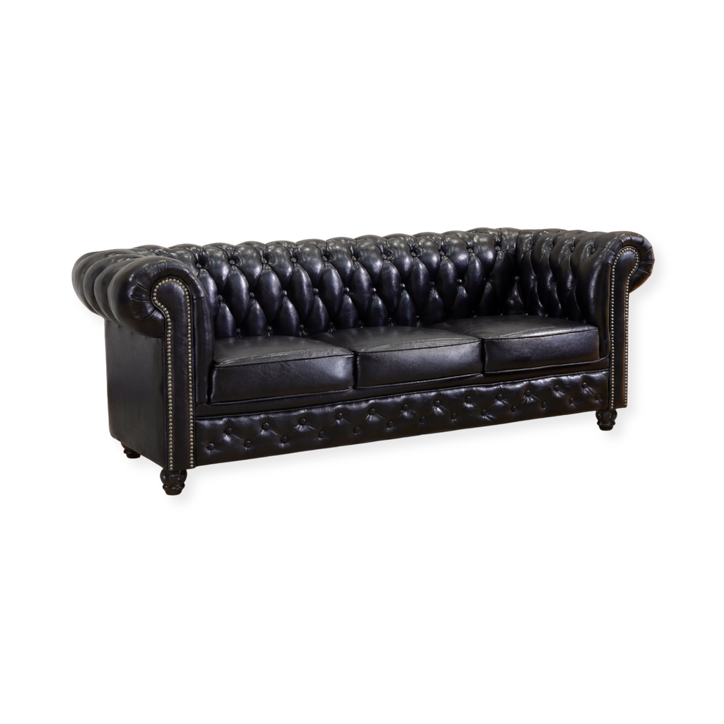 Sofa Chesterfield Black