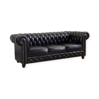 Sofa Chesterfield Black