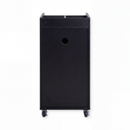 Salon Trolley with Power Outlet - London - Black