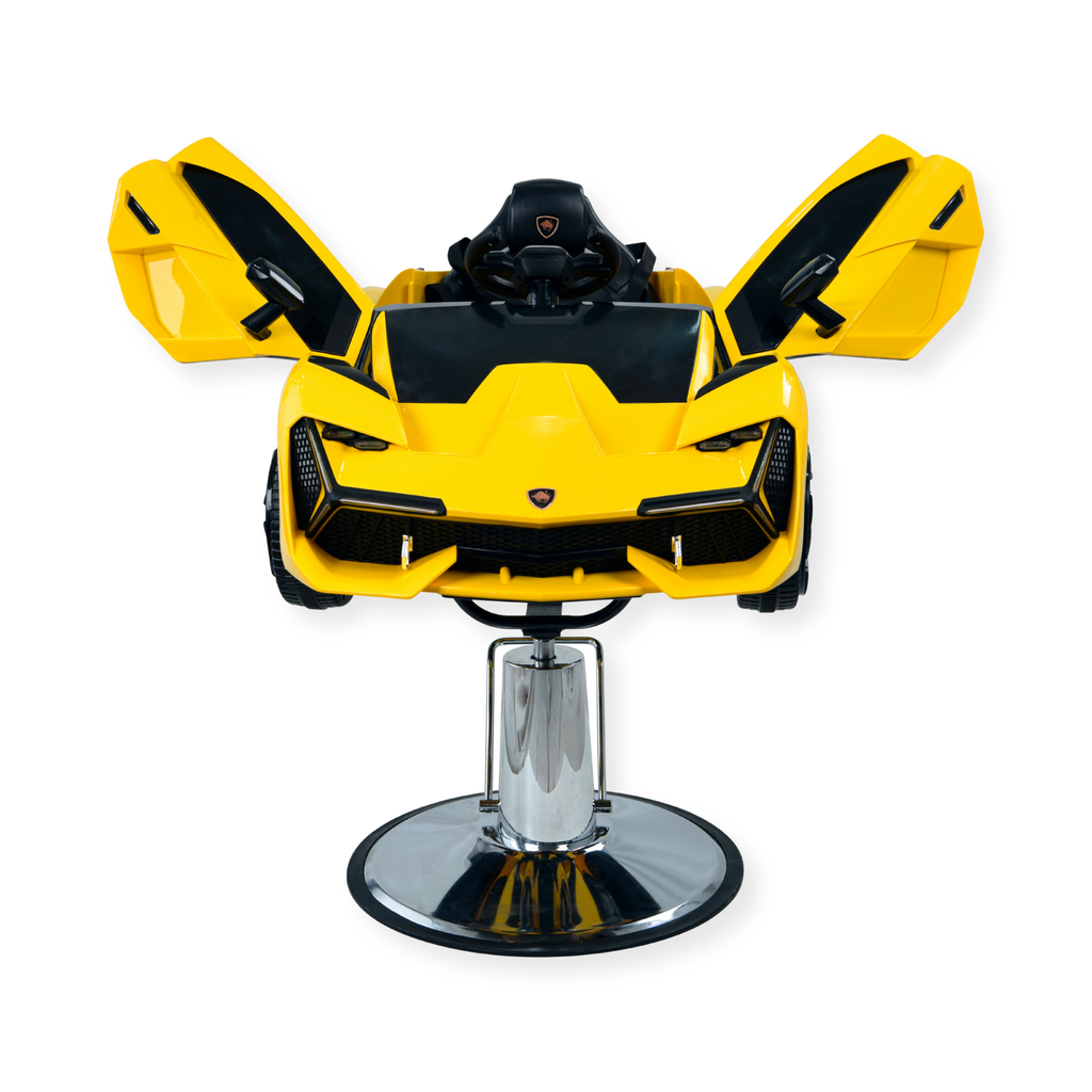 Barberchair Kids Lamborghini Yellow