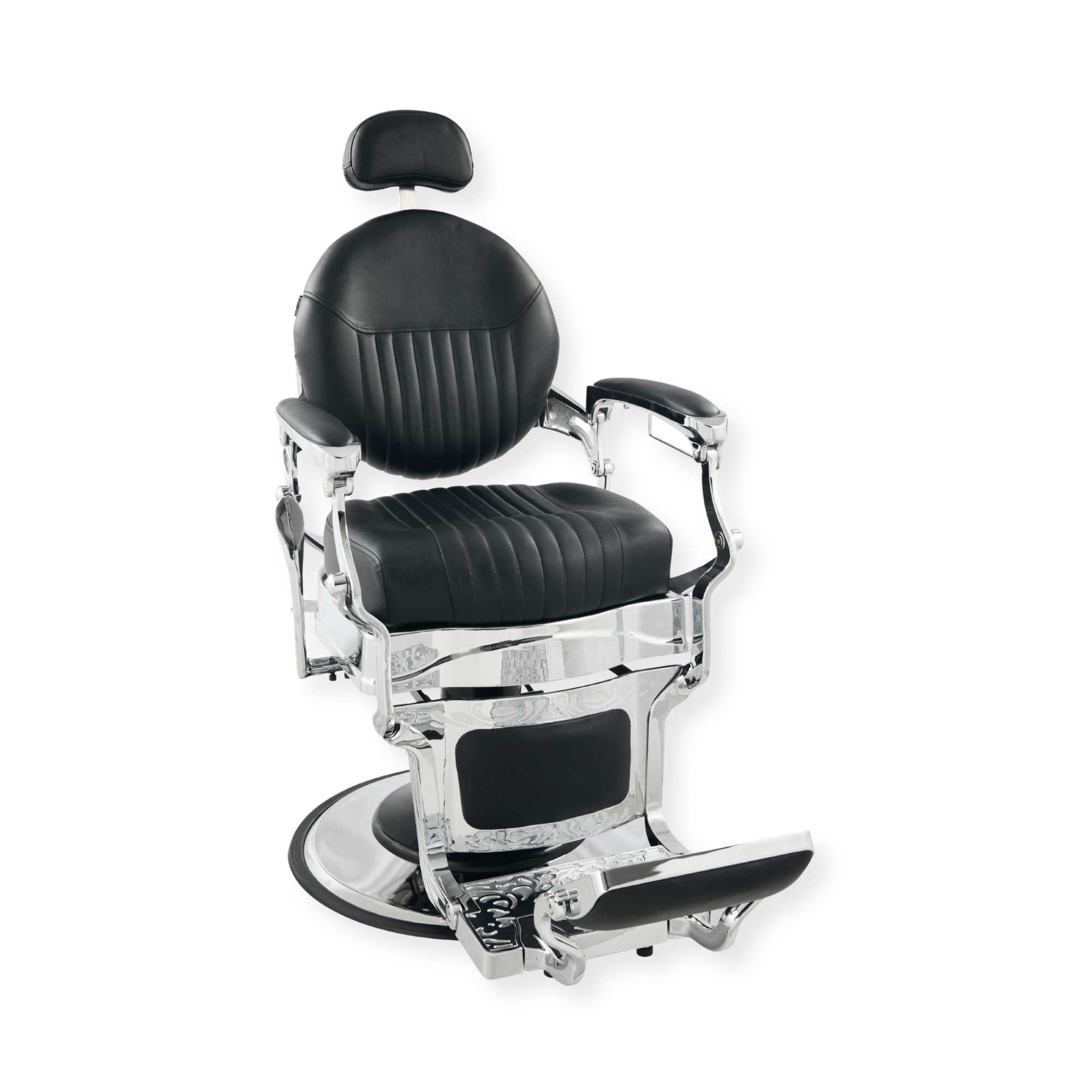 DeltaPro - Barberchair  - DBC006 - Monarch - Silver/Black
