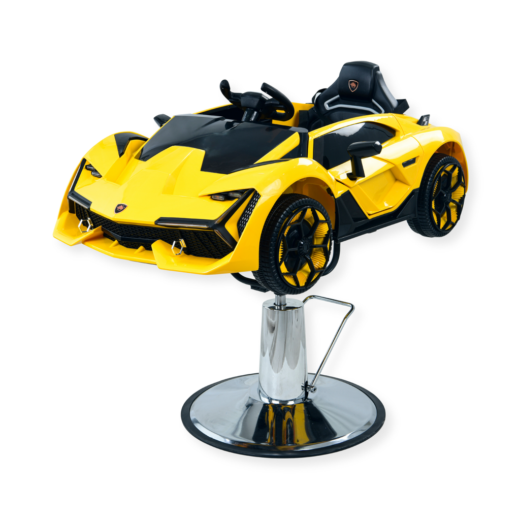 Barberchair Kids Lamborghini Yellow