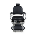 Master Barber Chair Silver Black