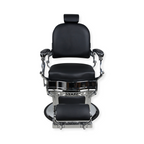 Master Barber Chair Silver Black