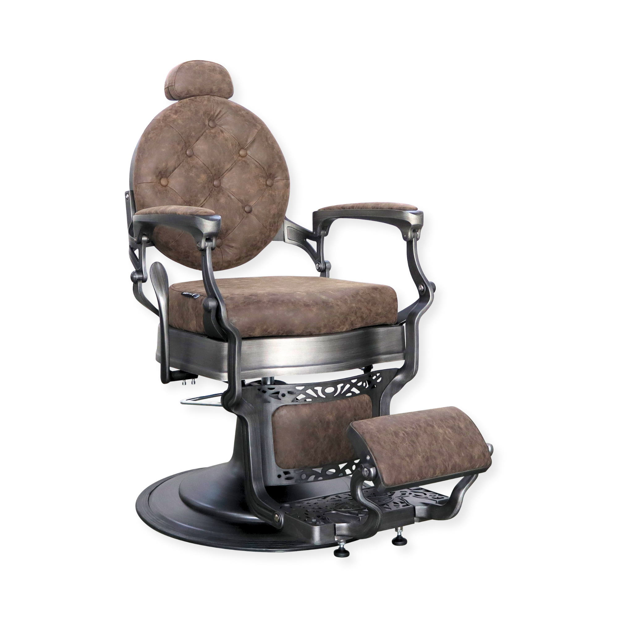 Barberchair Senior - Grey/Brown