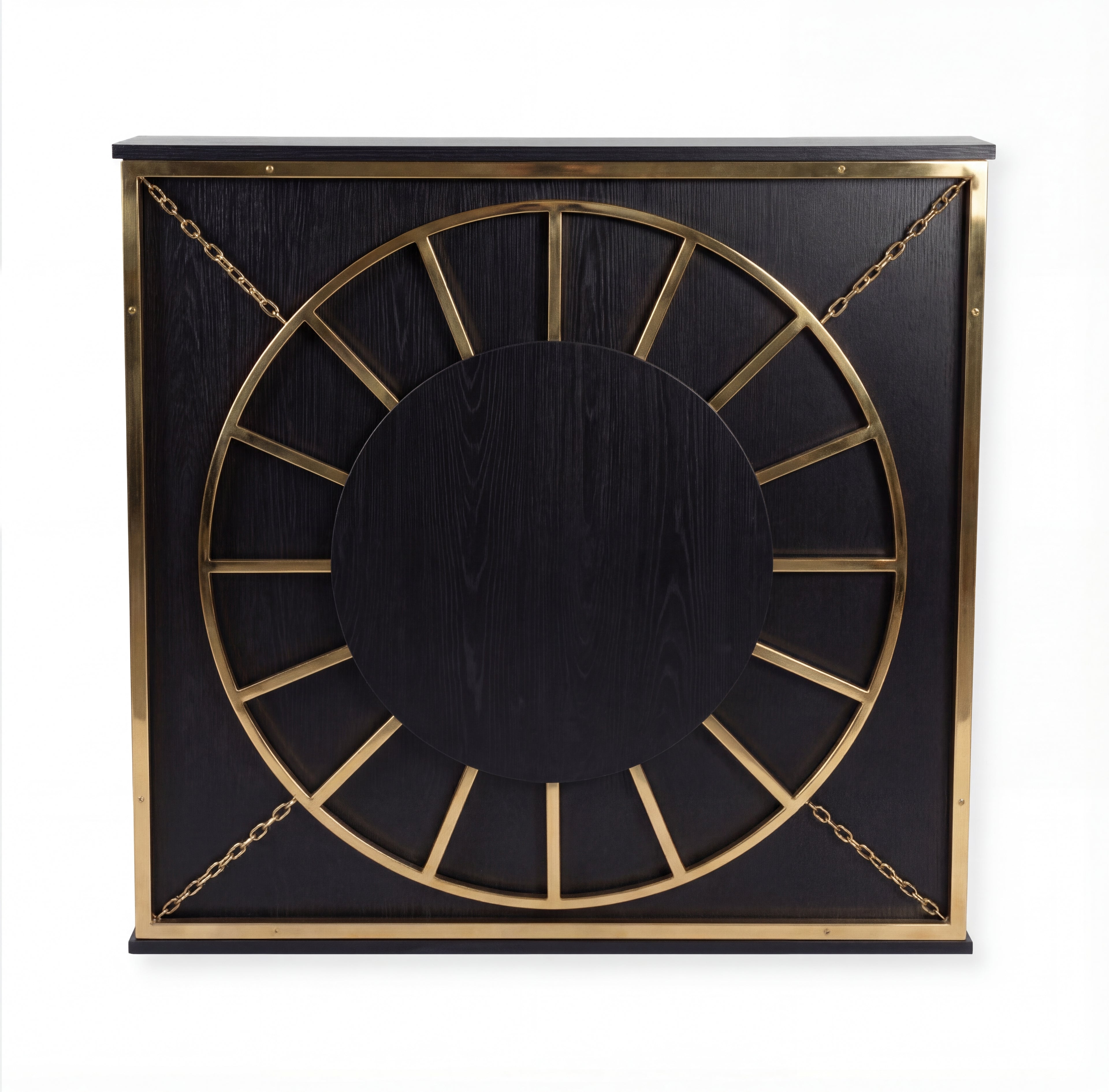 Reception Desk Vintage Black