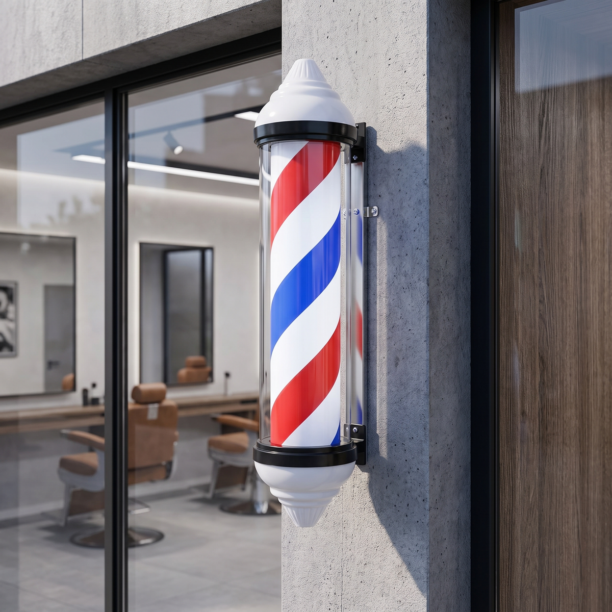 Barberpole White/Color