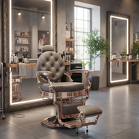 Barber Chair Senior - Rose Bronze/Brown