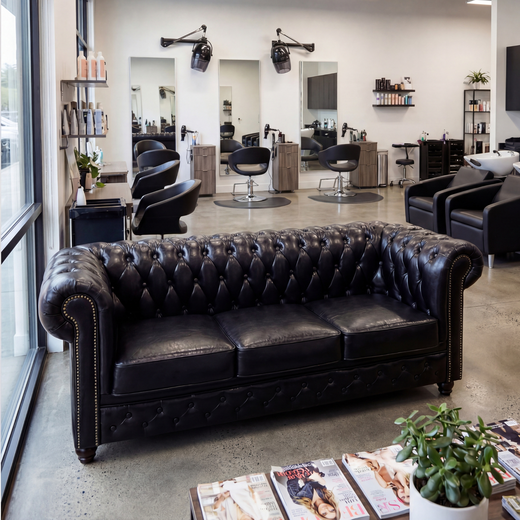 Sofa Chesterfield Black