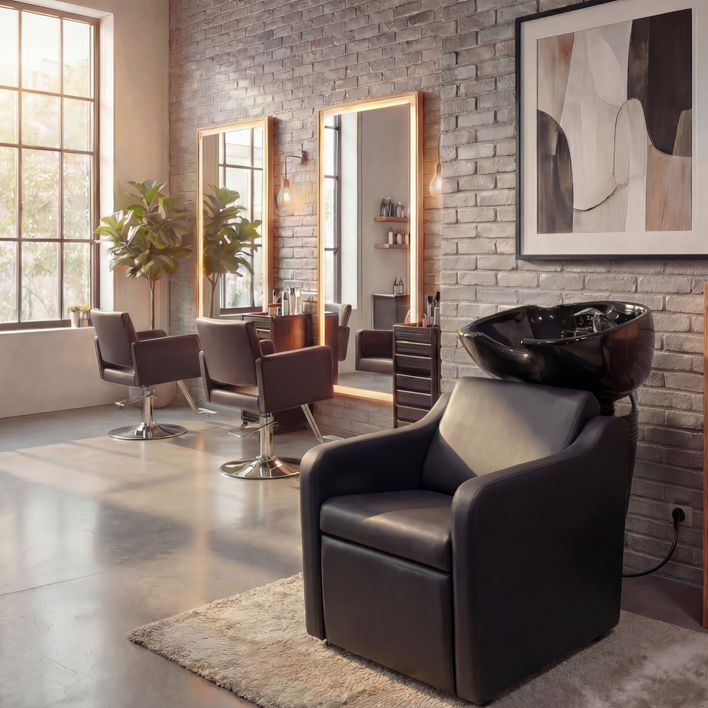 Royal Shampoo Chair Wash Unit With Footrest