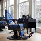 Legend Barber Chair Black Blue