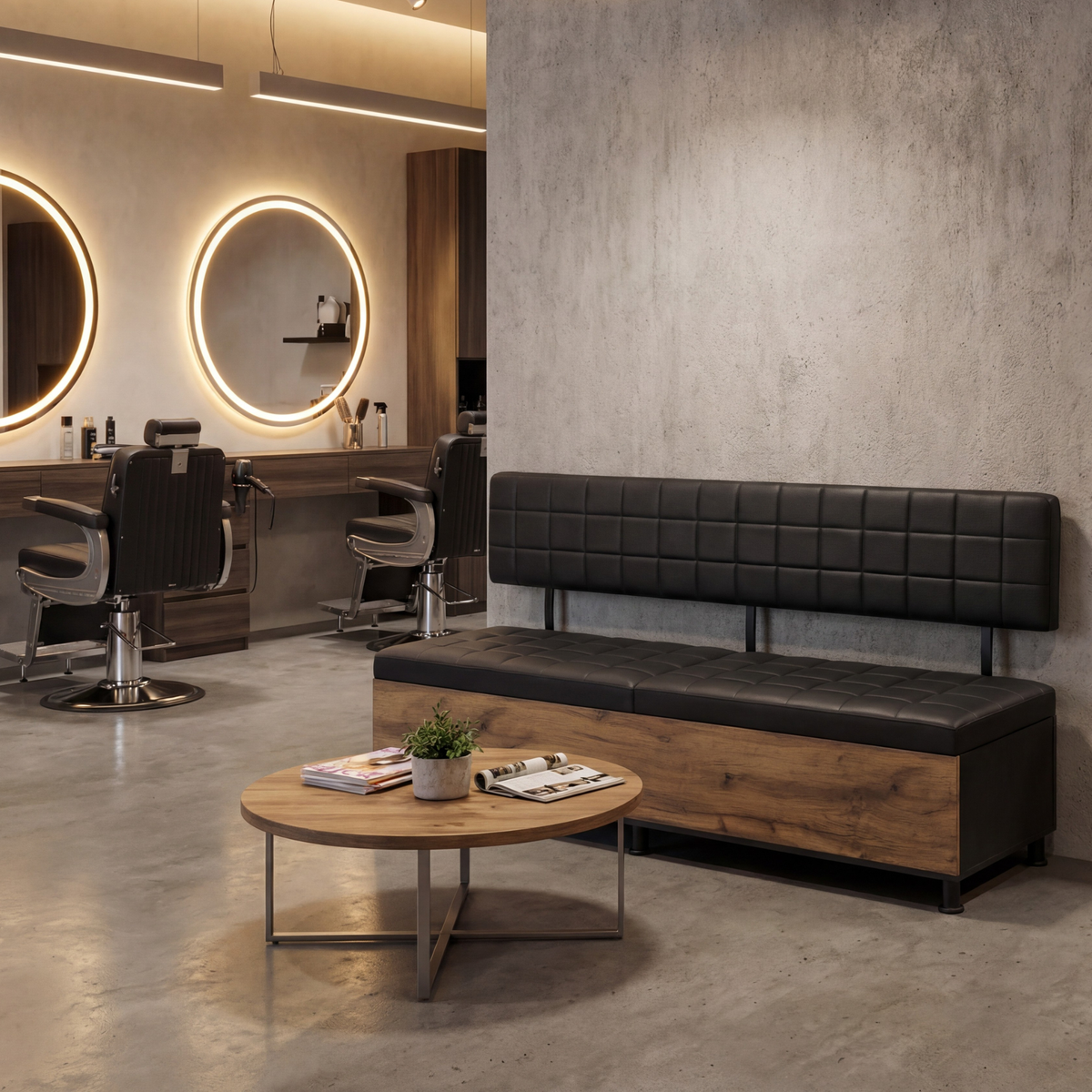 Sofa Wood Brown