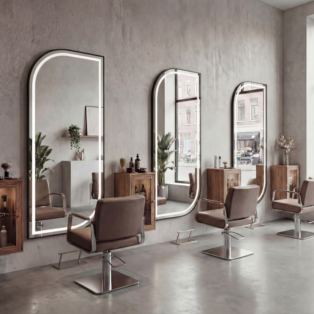 Salon Mirror Stockholm - 180x80cm - Black