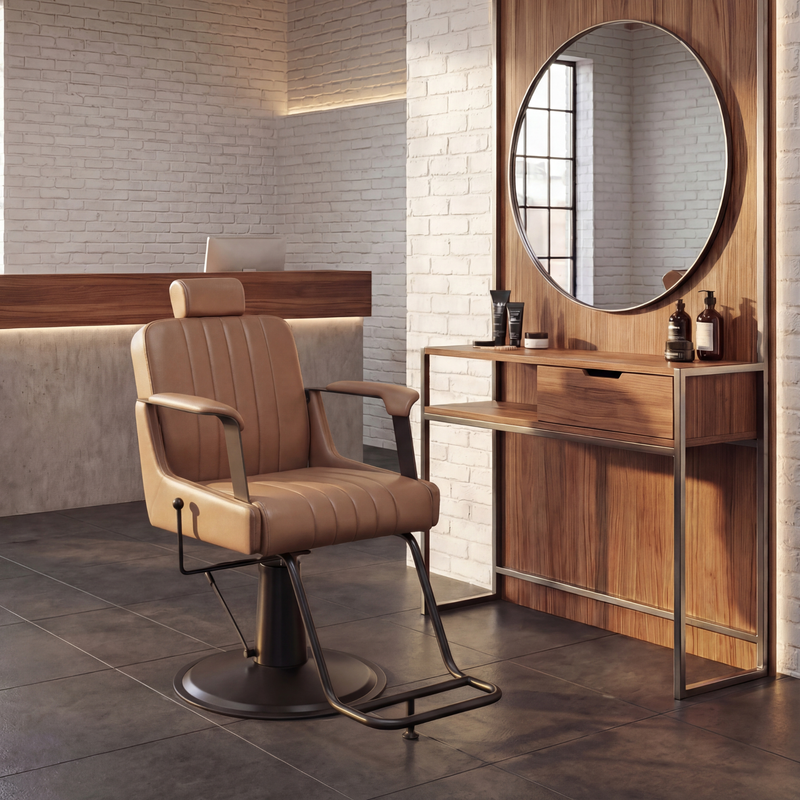 Barber Chair Regal - Brown