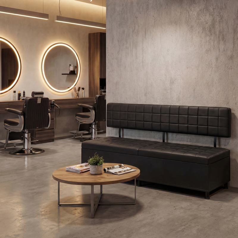 Sofa Wood Black