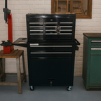 Professional Salon Storage Tool Trolley Black