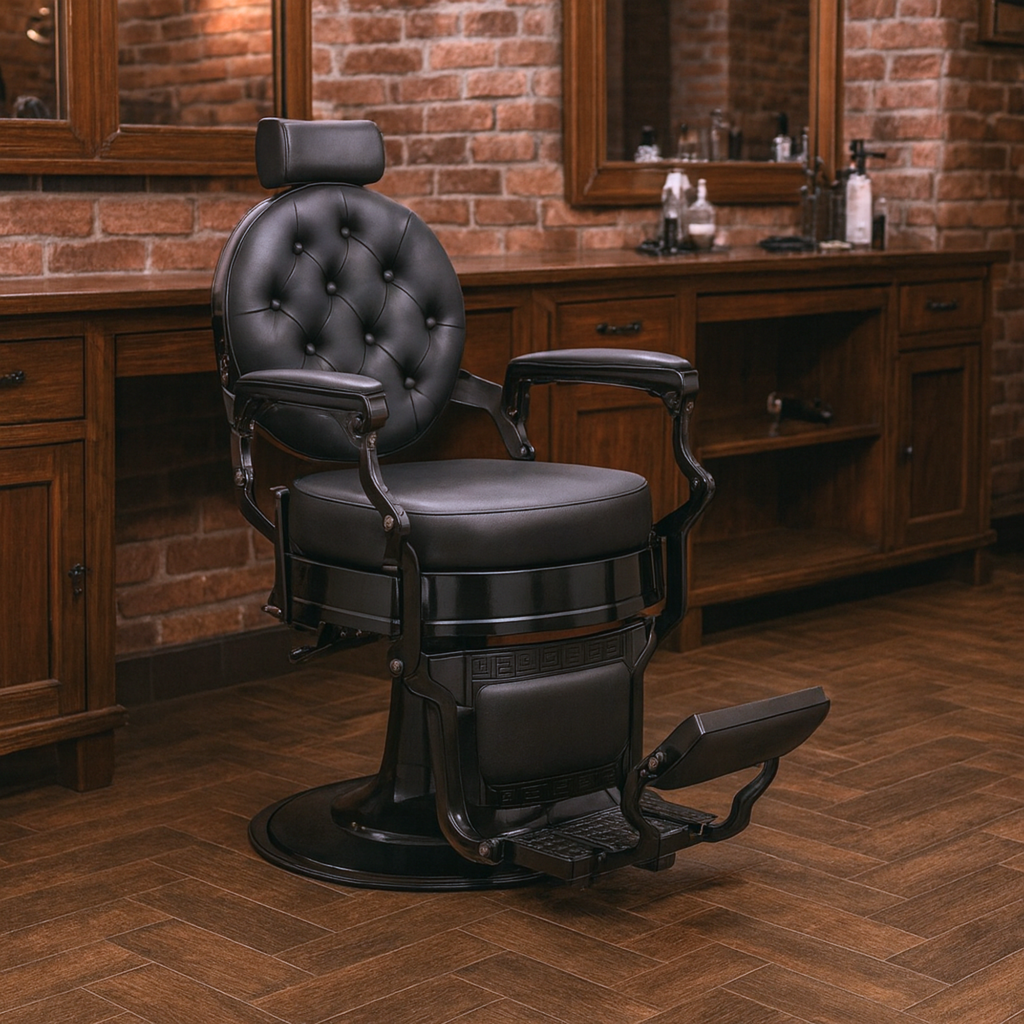 Legend Barber Chair Gloss Black