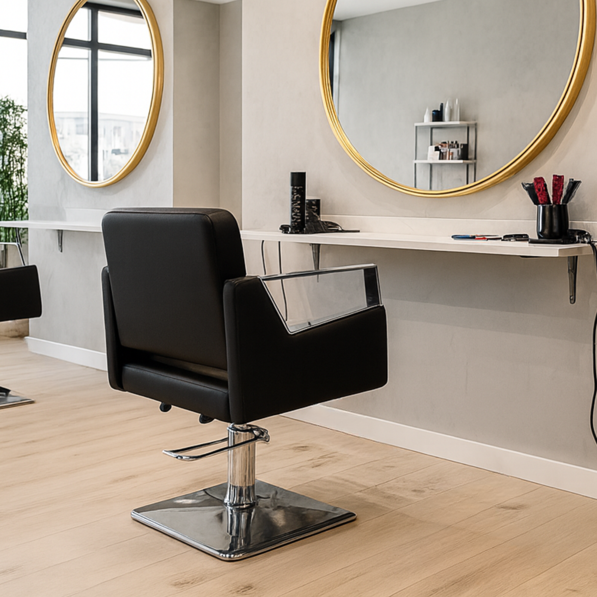 Salon Chair Madame Silver