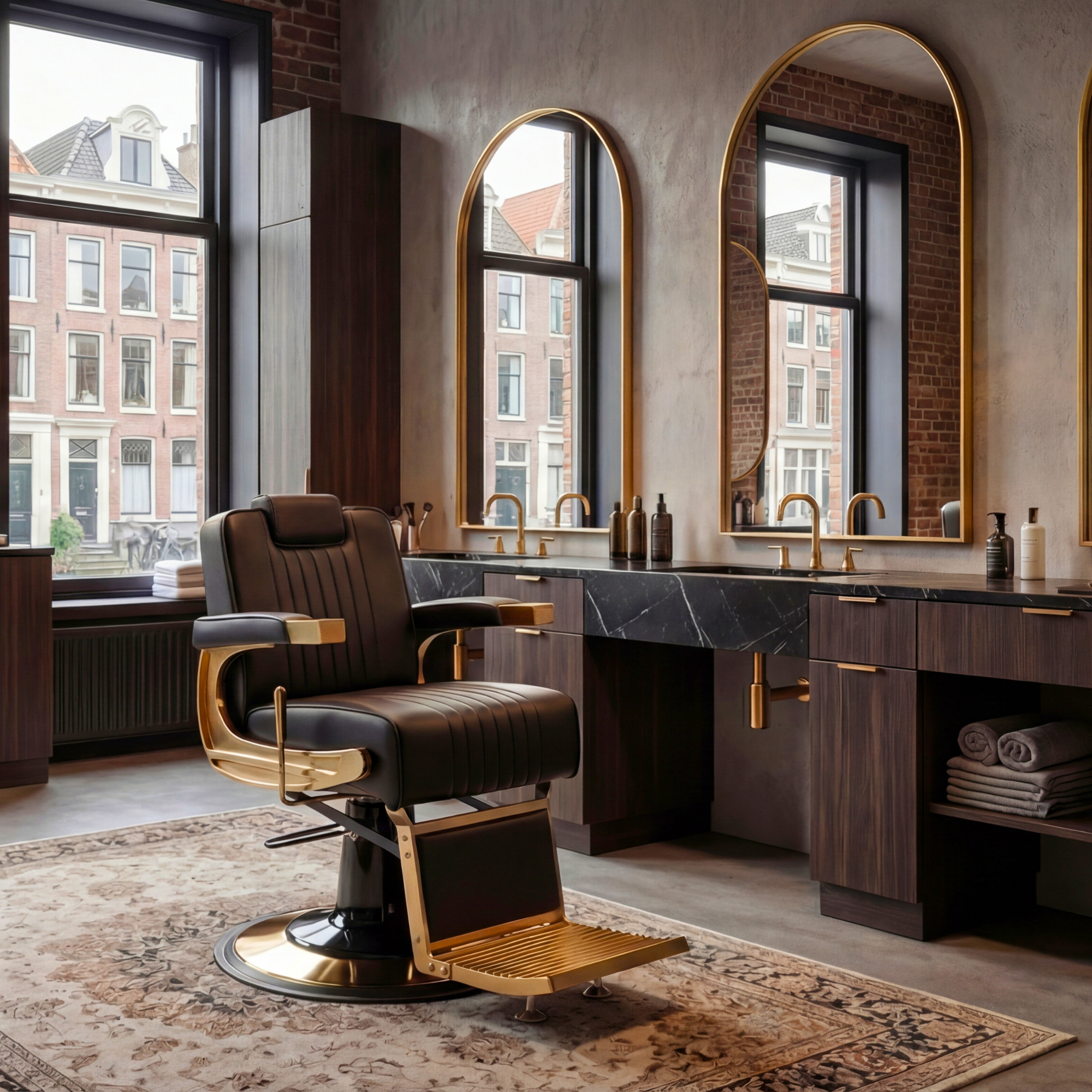 Legend Barber Chair Classic Gold