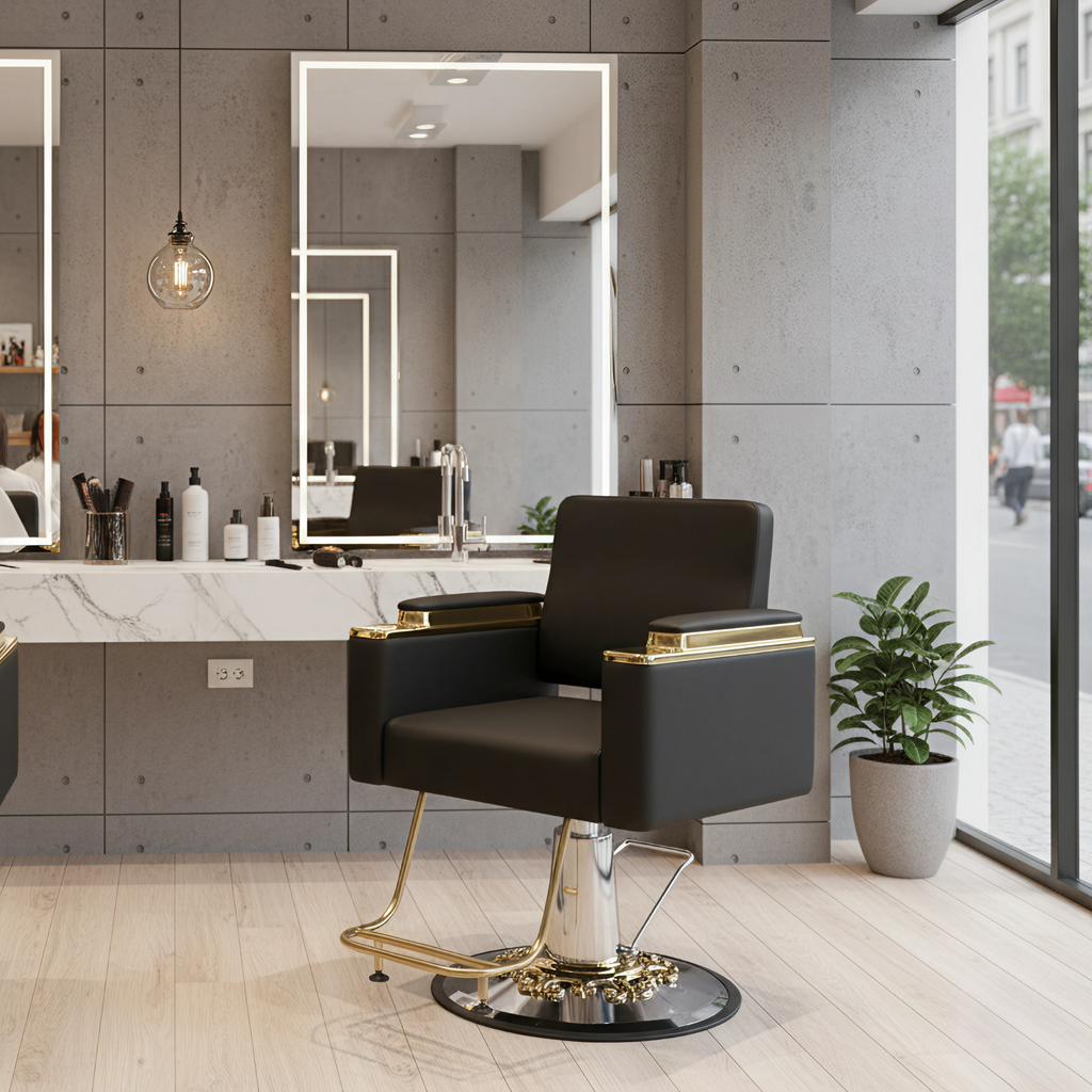 Salon Chair Madame Gold